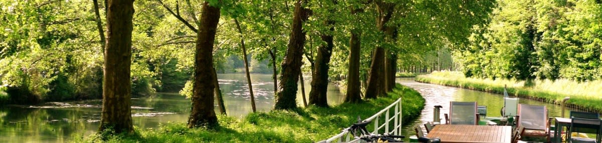 River and canal du Loing