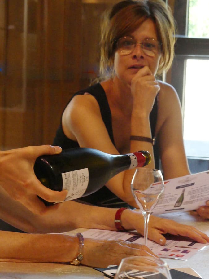 Champagne tasting at Dom Caudron on a champagnebarge visit