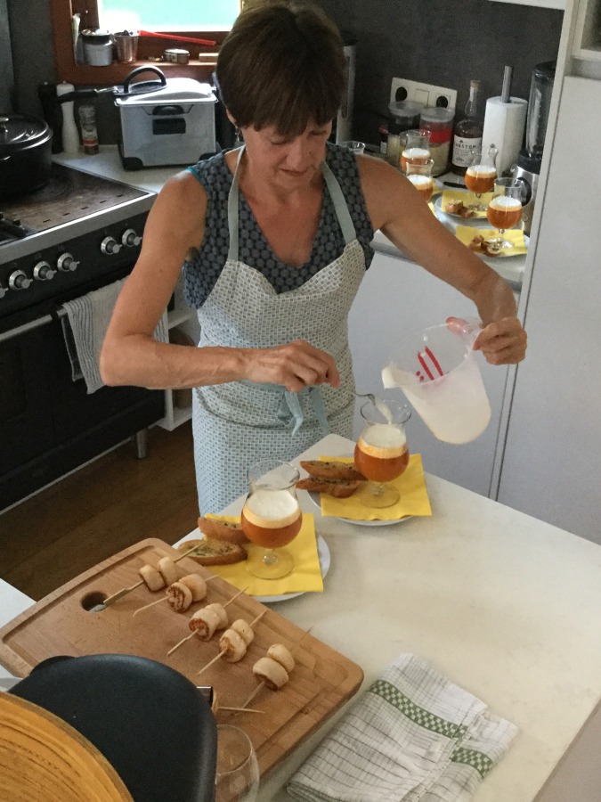 Patsie in the kitchen