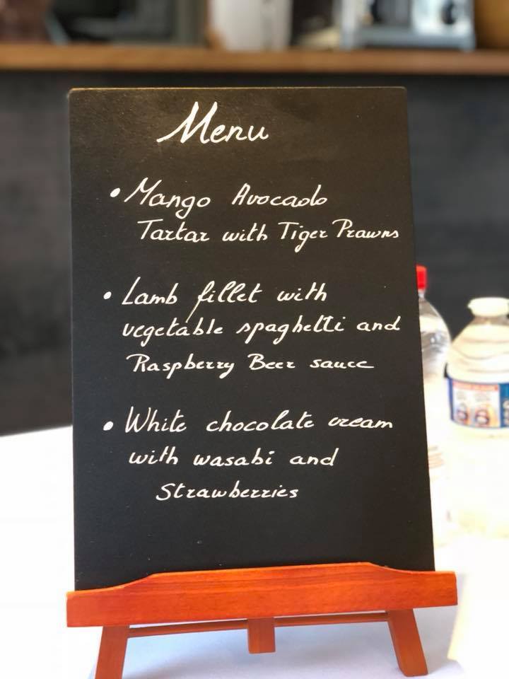 Menu board