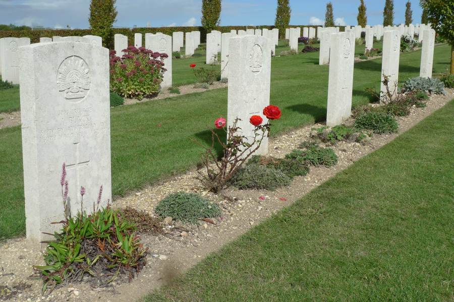 WW1 graveyard
