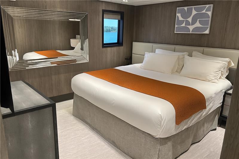 Suite-Schlafzimmer an Bord der St. Helena