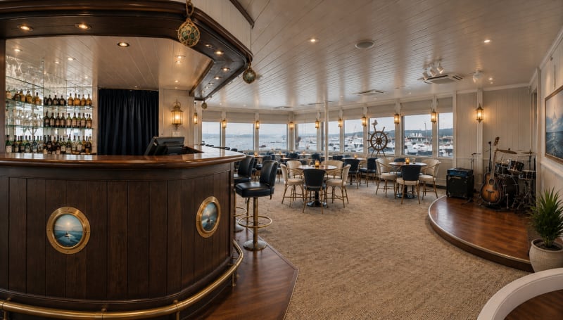 Bar an Bord der MS Terra Nova Adventurer