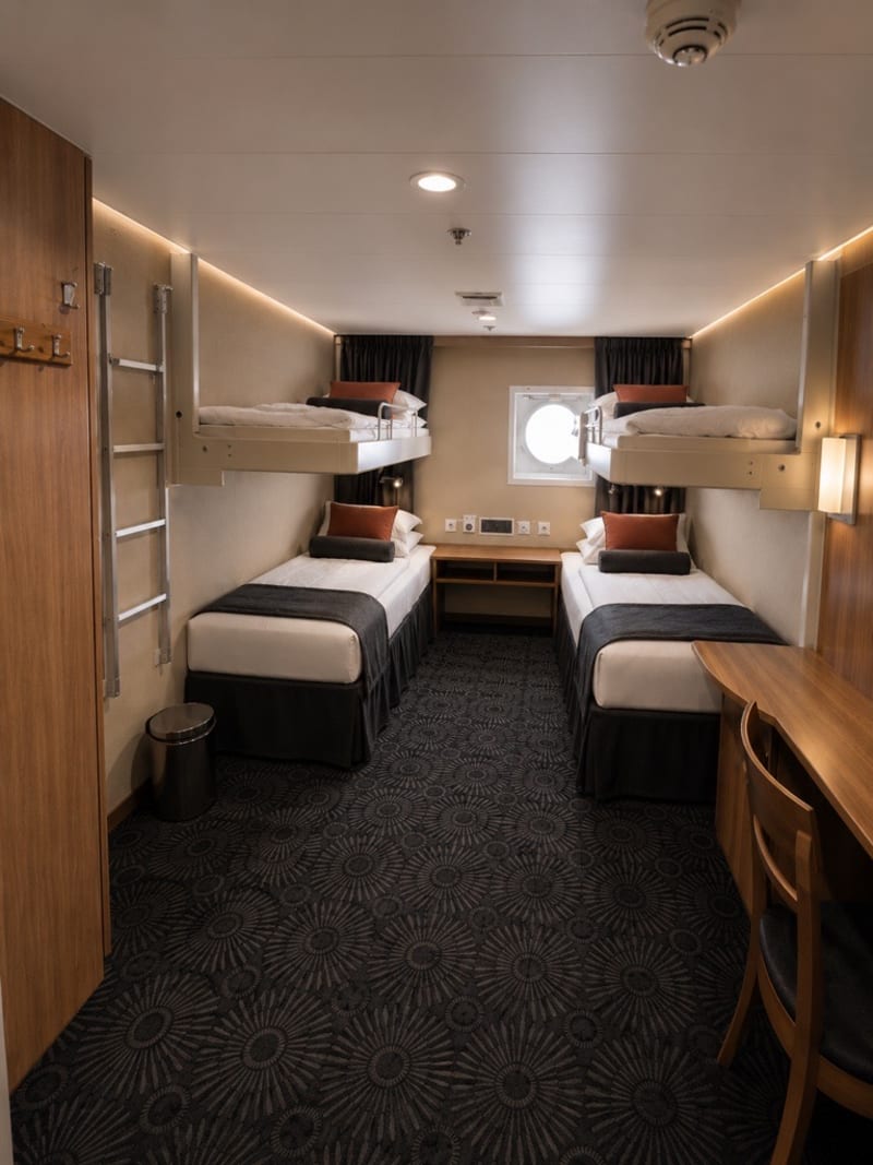 Discovery Quad-Kabine der MS Terra Nova Adventurer