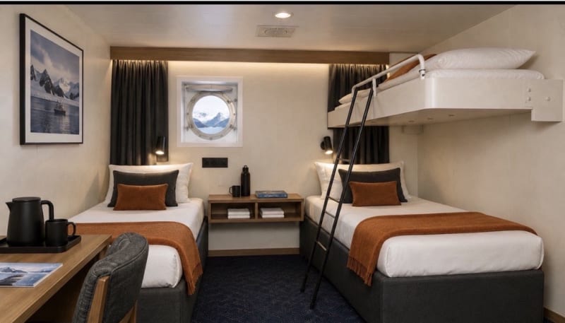 Discovery Triple-Kabine der MS Terra Nova Adventurer