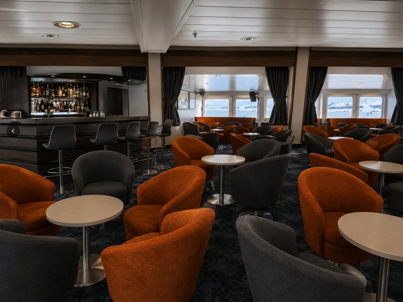 Panorama-Lounge der MS Terra Nova Adventurer