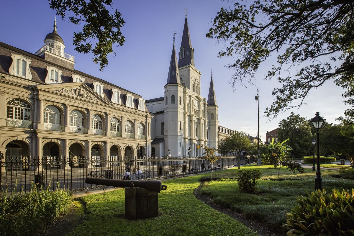 Das French Quarter von New Orleans, Louisiana