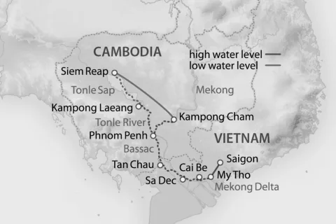 Flusskreuzfahrt nach Saigon