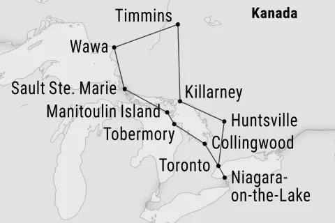 Die Grossen Seen und das nördliche Ontario
