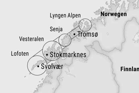 NZZ-Leserreise - Arktisches Norwegen - Expedition Nordlichter auf der MS Spitsbergen