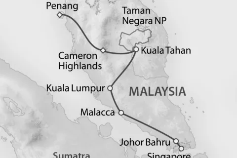 Mietwagen Rundreise Malaysia
