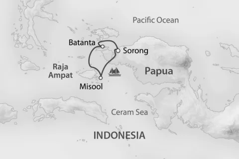 Kreuzfahrt im Inselparadies Raja Ampat