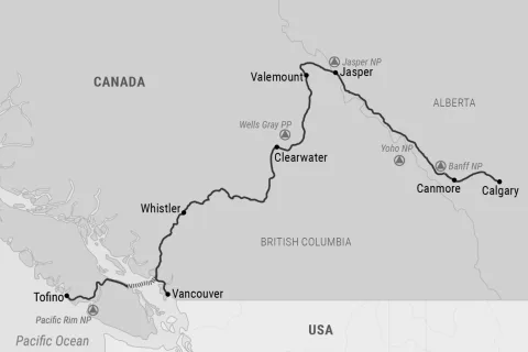 Wandern in den Rocky Mountains und auf Vancouver Island