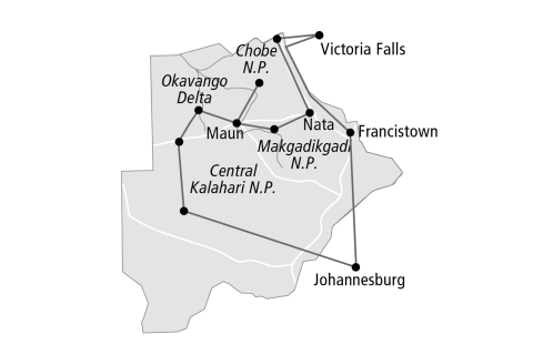 Botswana & Zimbabwe Abenteuer