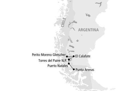 Privatreise Torres del Paine und Perito Moreno