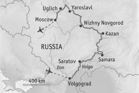 MS Volga Dream  Die südliche Wolga