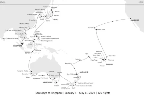 Silversea Weltreise 2029