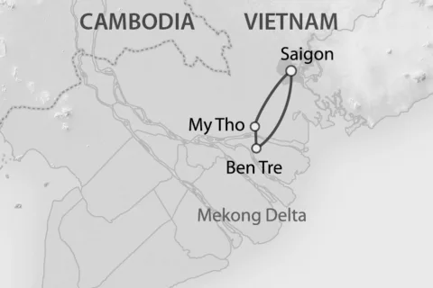 Das Mekong Delta aktiv erleben