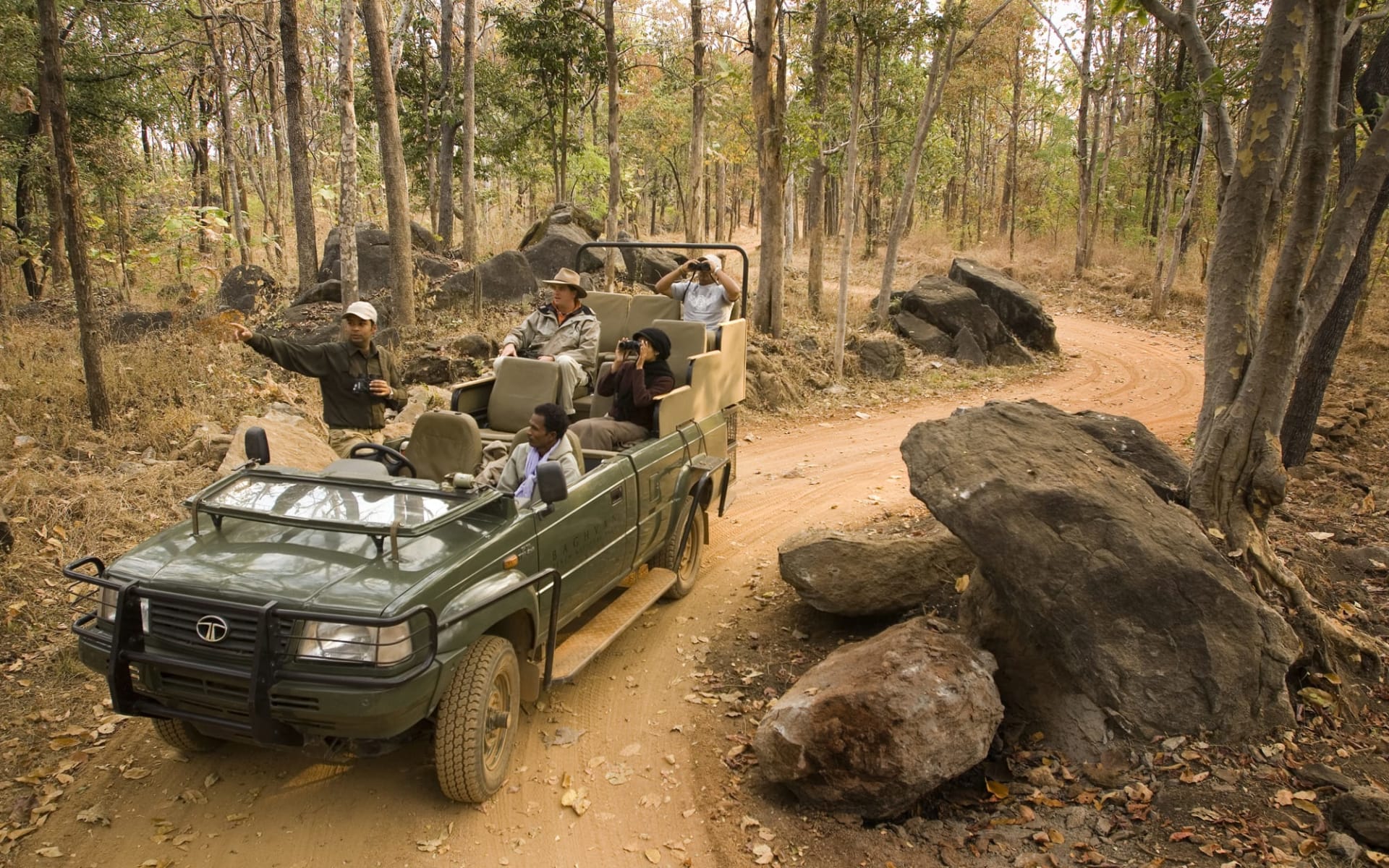 Baghvan Lodge in Pench: Safari Jeep 4x4