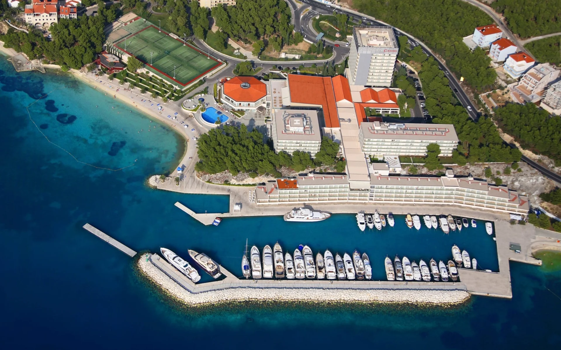 Split - Le Mèridien Lav Hotel: aerial view