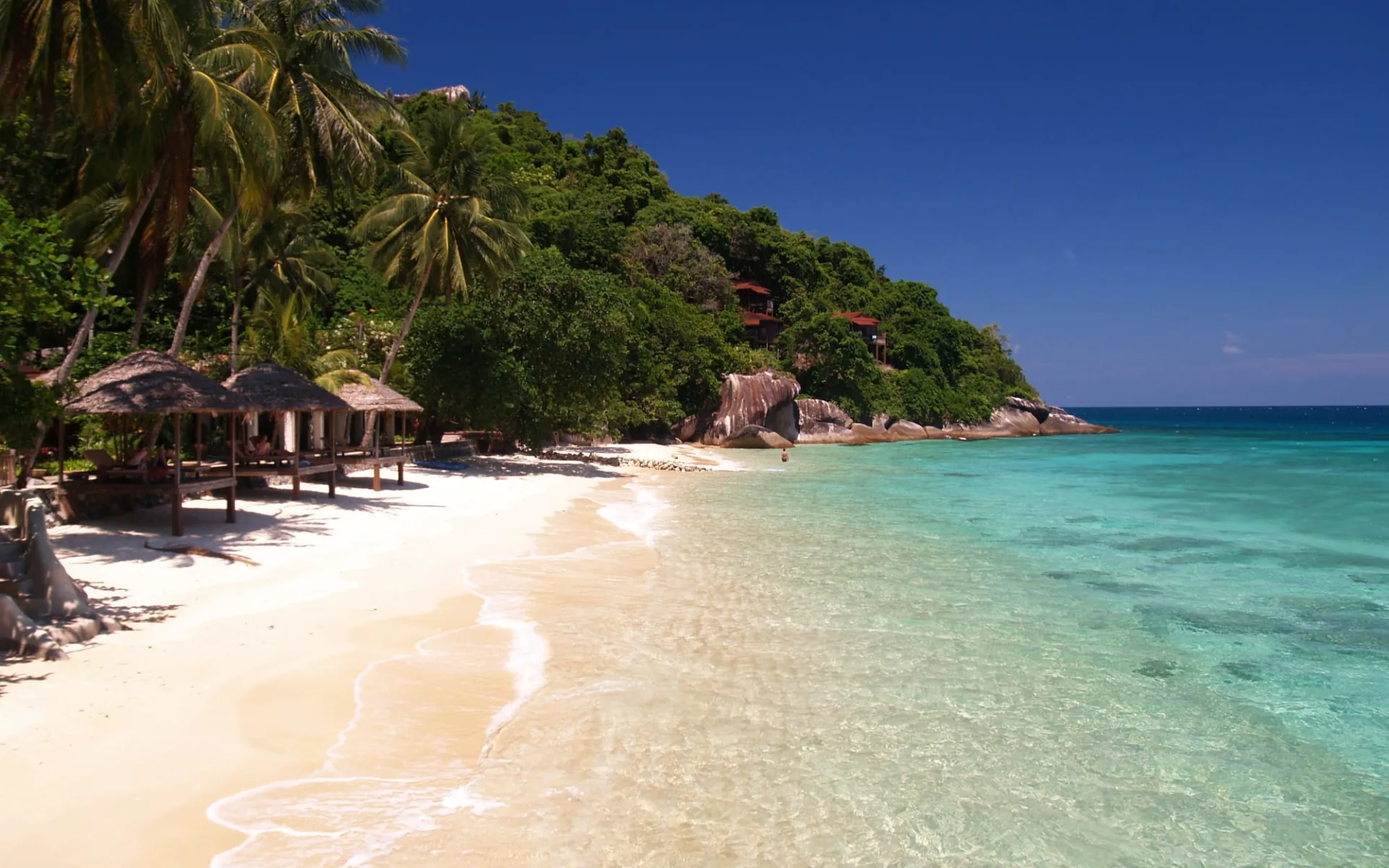 JapaMala Resort in Tioman: Beach