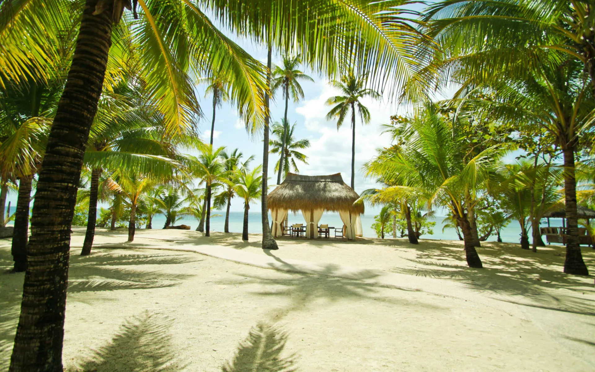Coco Grove Beach Resort in Siquijor:  Beach Side Nipa Hut