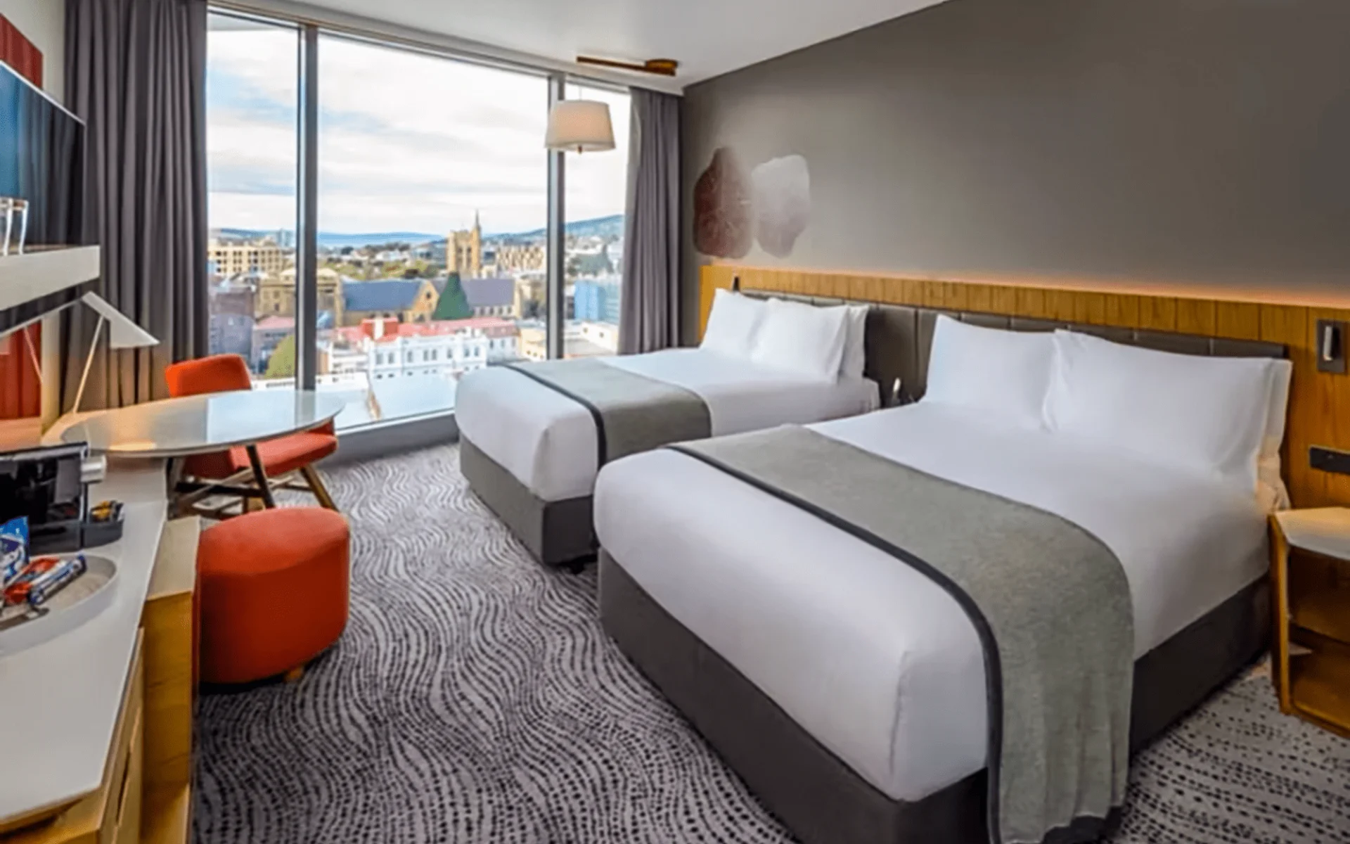Crowne Plaza Hobart: crowne-plaza-hobart-Double Standard Lounge Access Harbour View-9430072876-3x2-preview