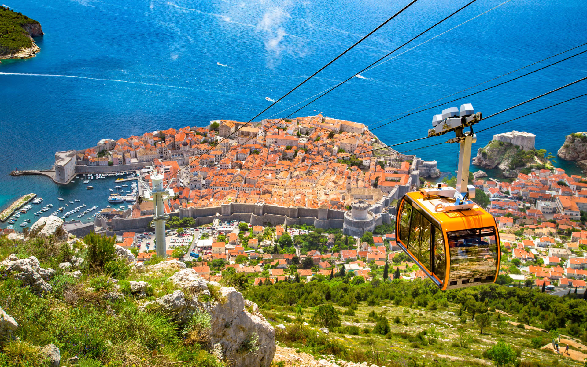 Badeferien im Sun Gardens Dubrovnik Resort: Dubrovnik_Seilbahn_