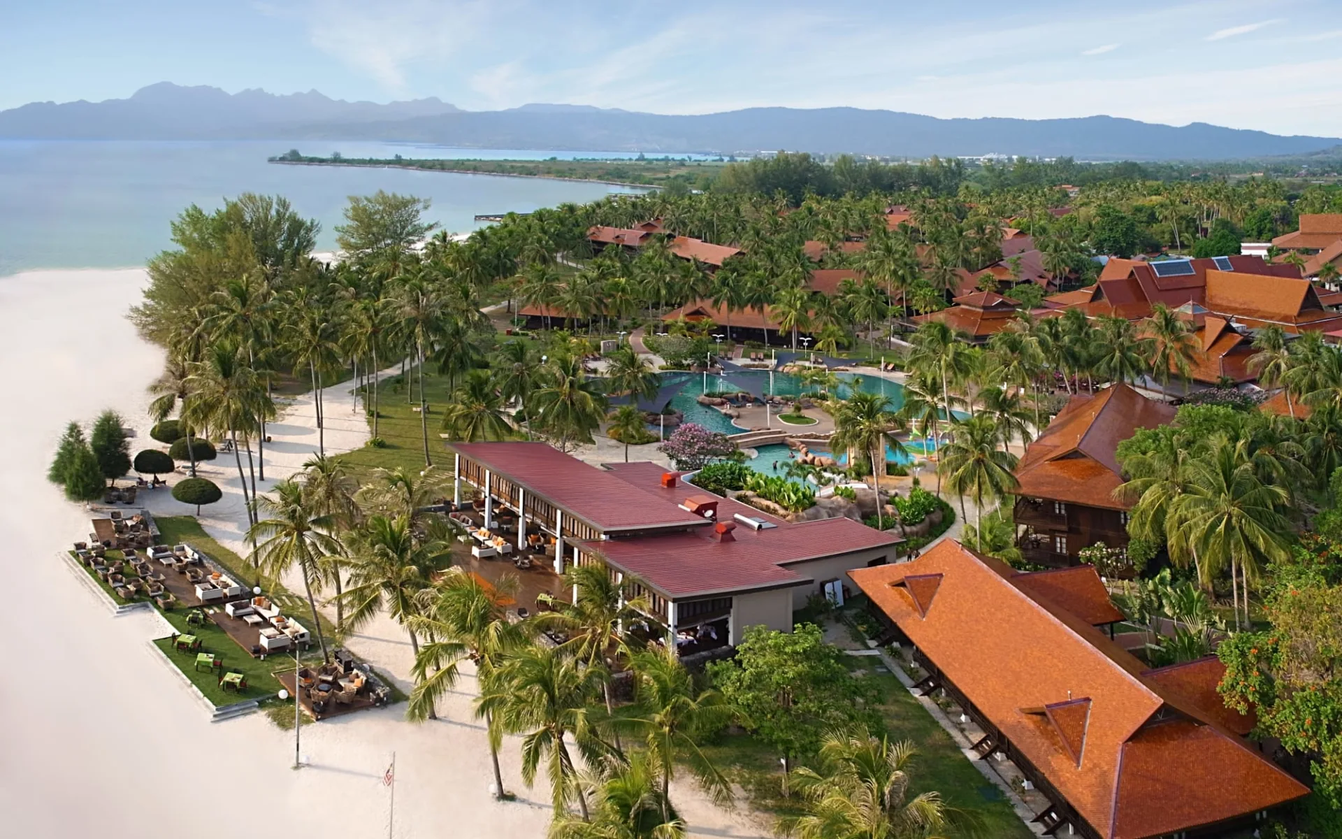 Pelangi Beach Resort & Spa in Langkawi: Aerial View