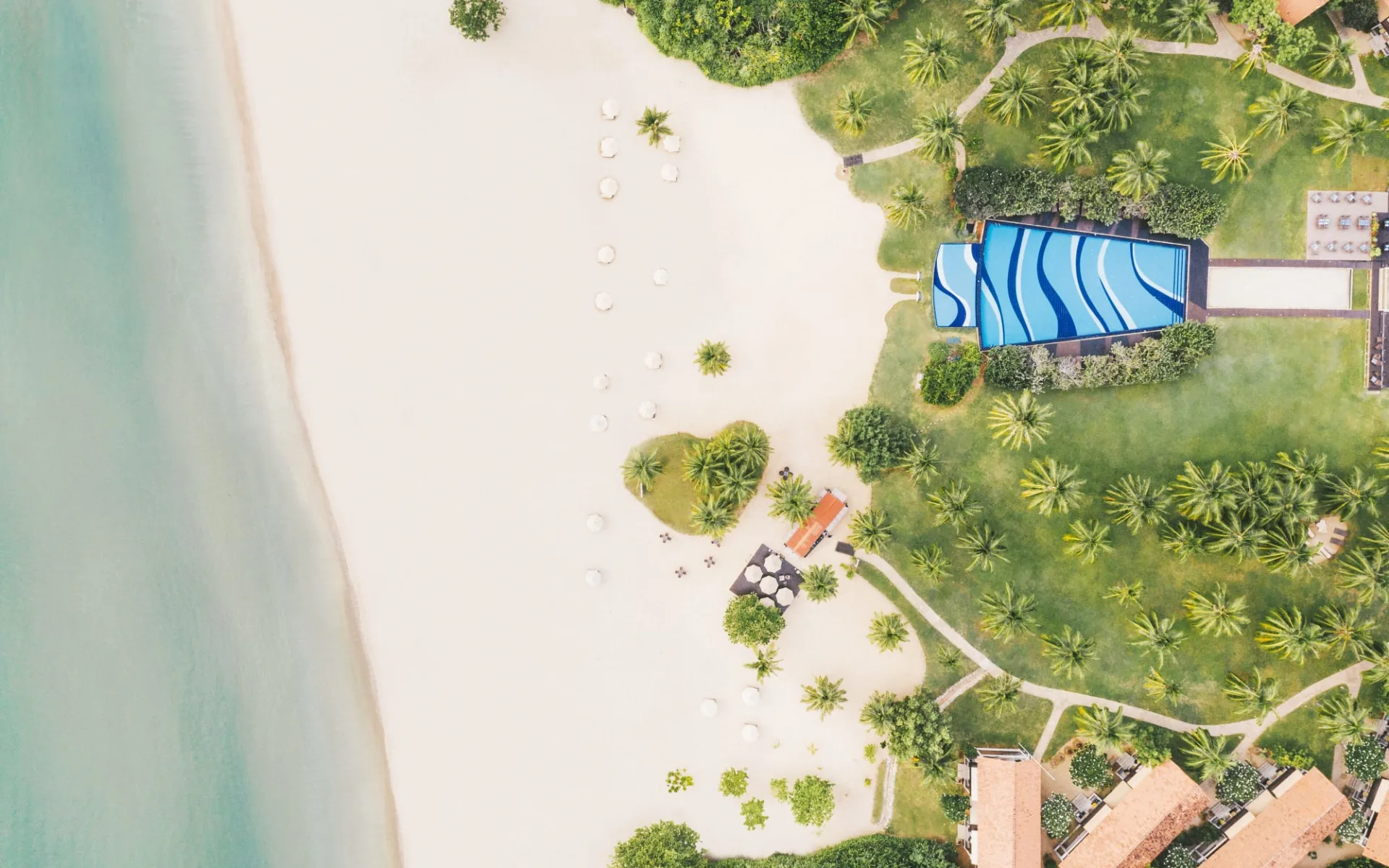 Uga Bay in Passekudah: Aerial View