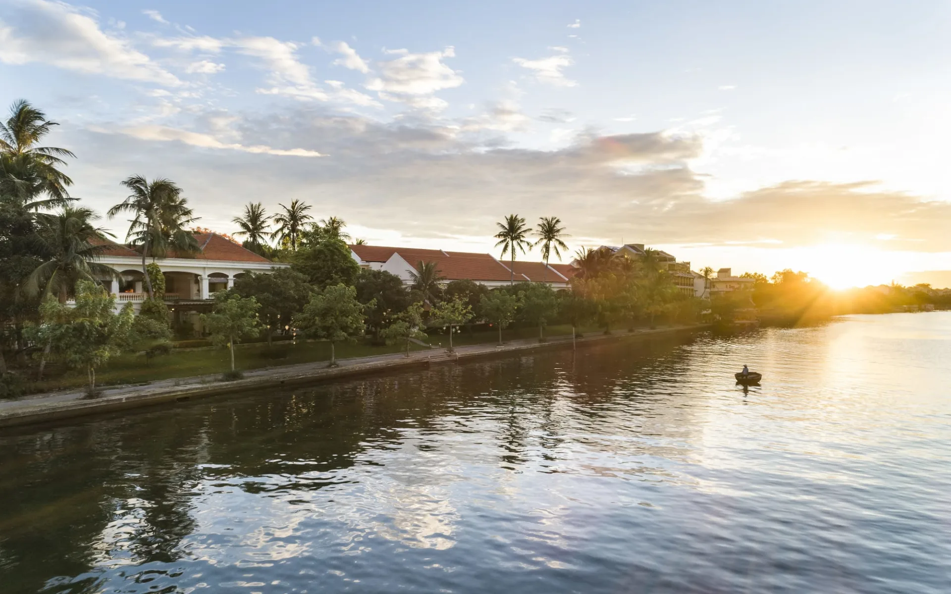 Anantara Hoi An Resort: Anantara Hoi An view from Thu Bon River