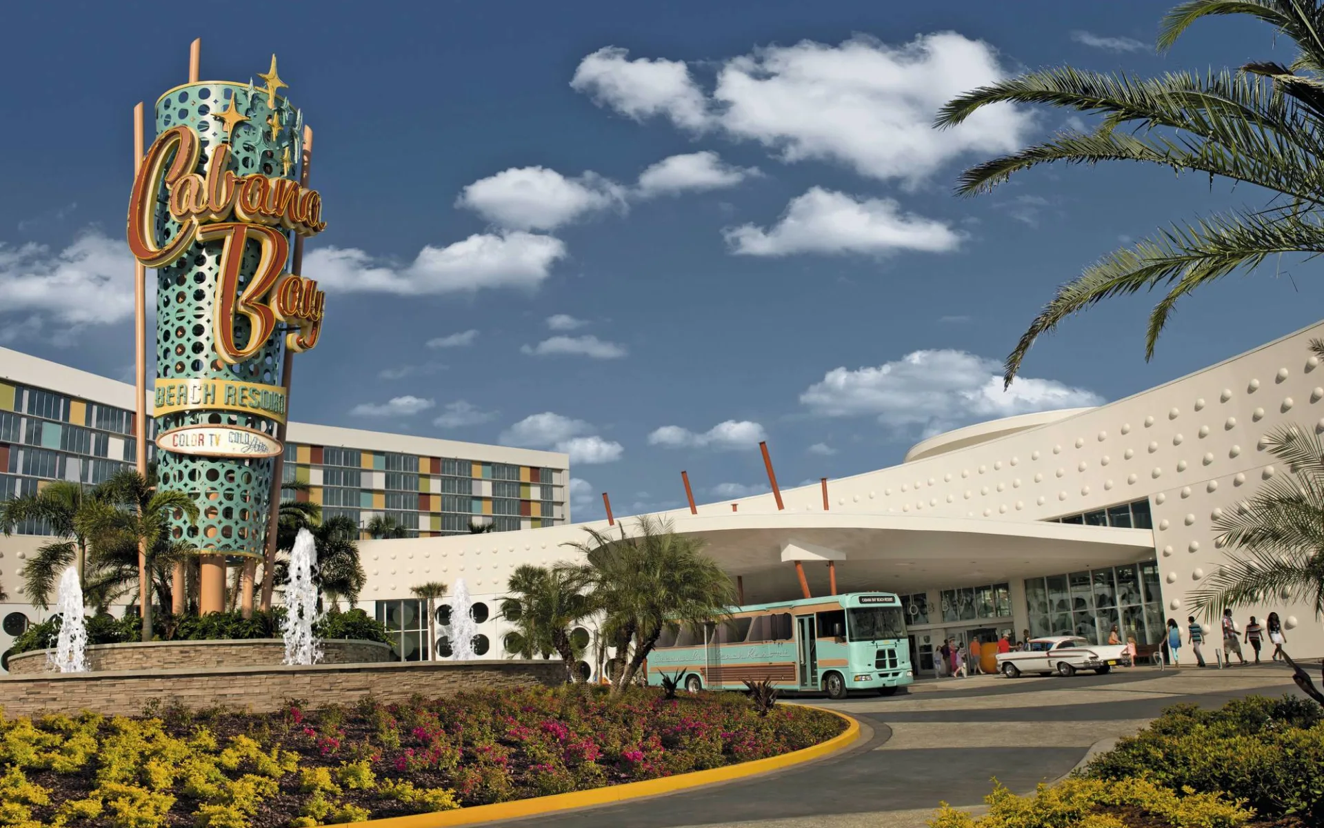 Universal's Cabana Bay Beach Resort in Orlando: Cabana Bay Beach Resort - Hotelansicht
