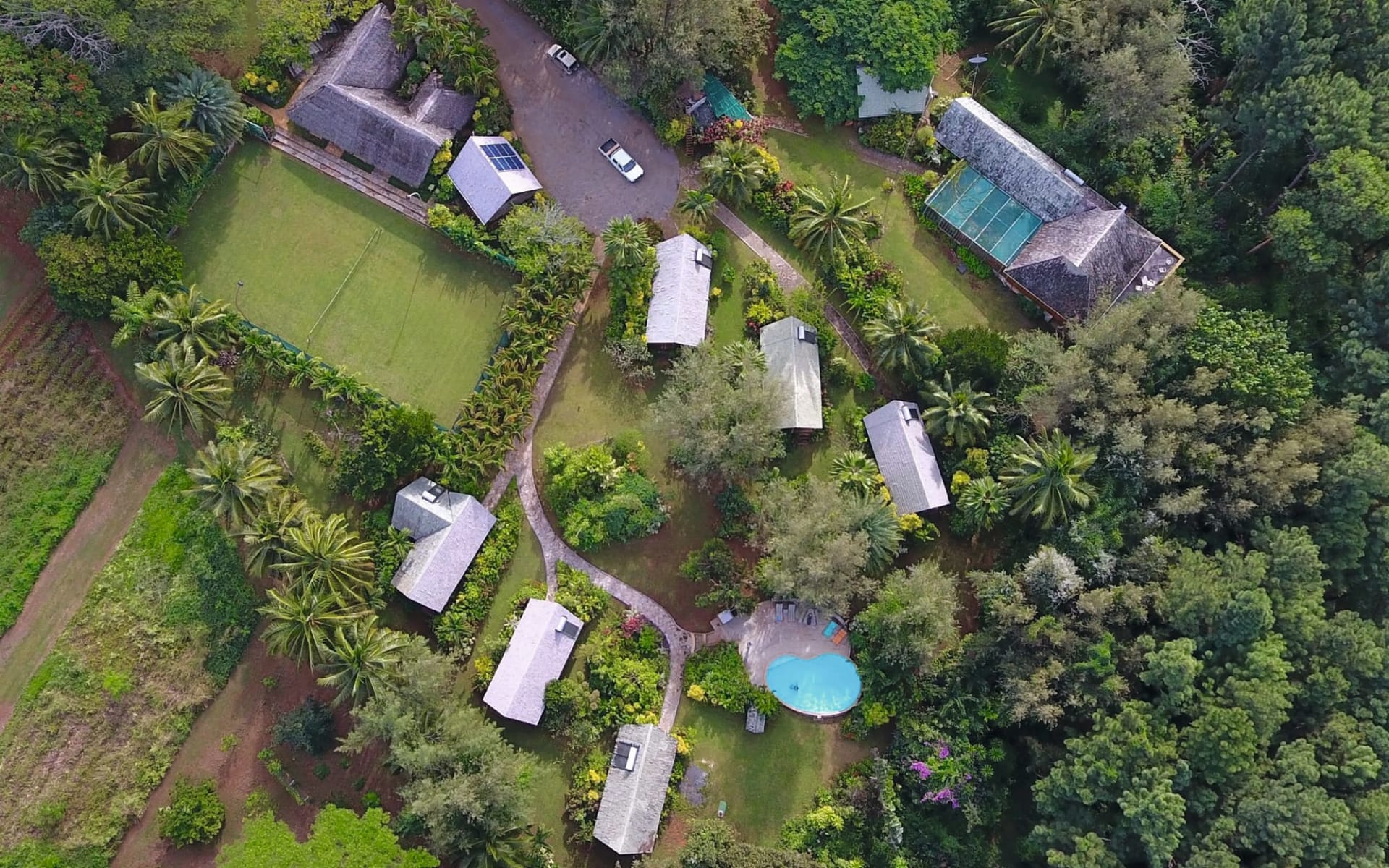 Atiu Villas:  exterior Atiu Villas-Aerial-View