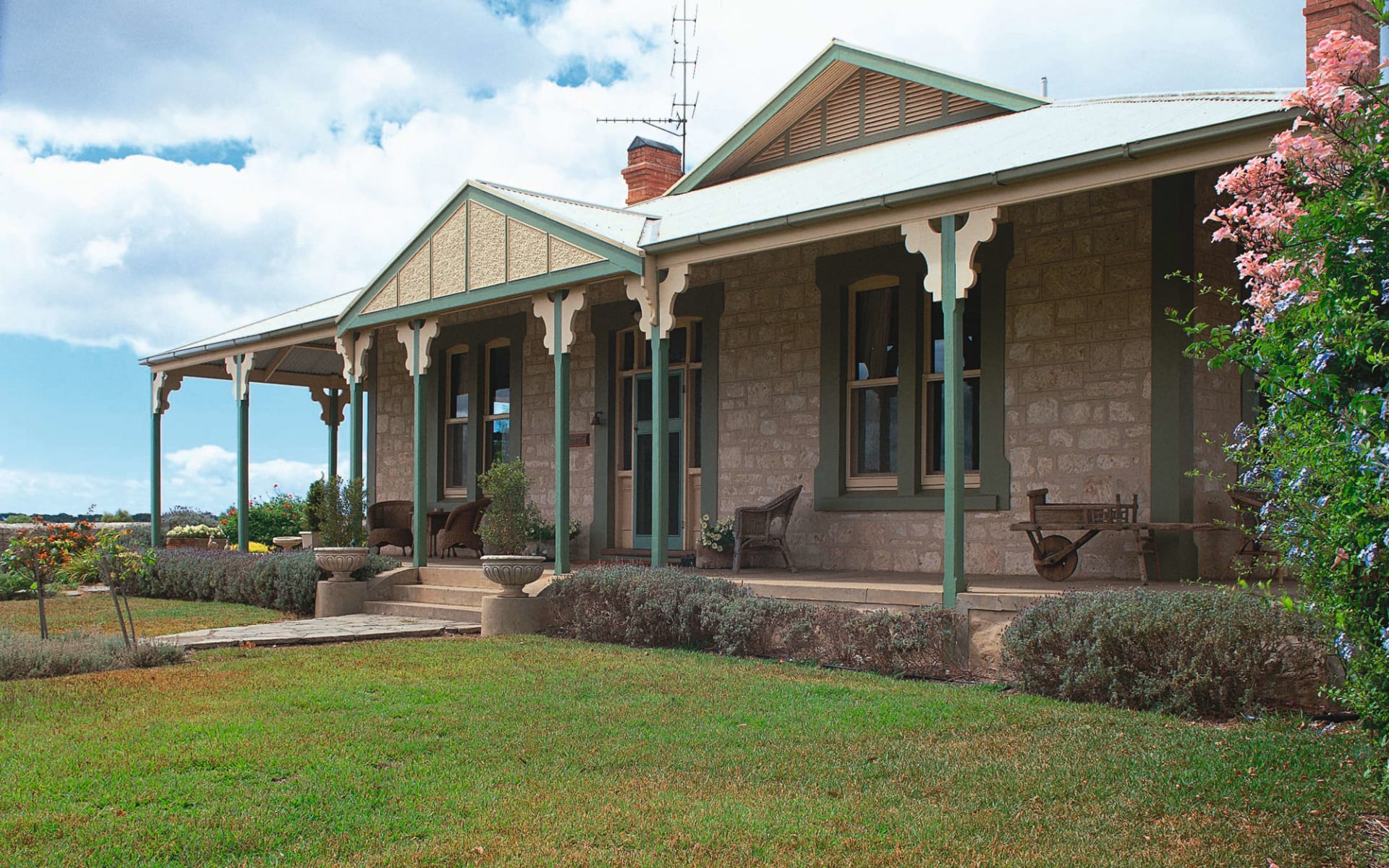 Stranraer B&B in Kangaroo I.- Kingscote:  Exterior Stranraer Homestead Kangaroo Island  Sicht von aussen