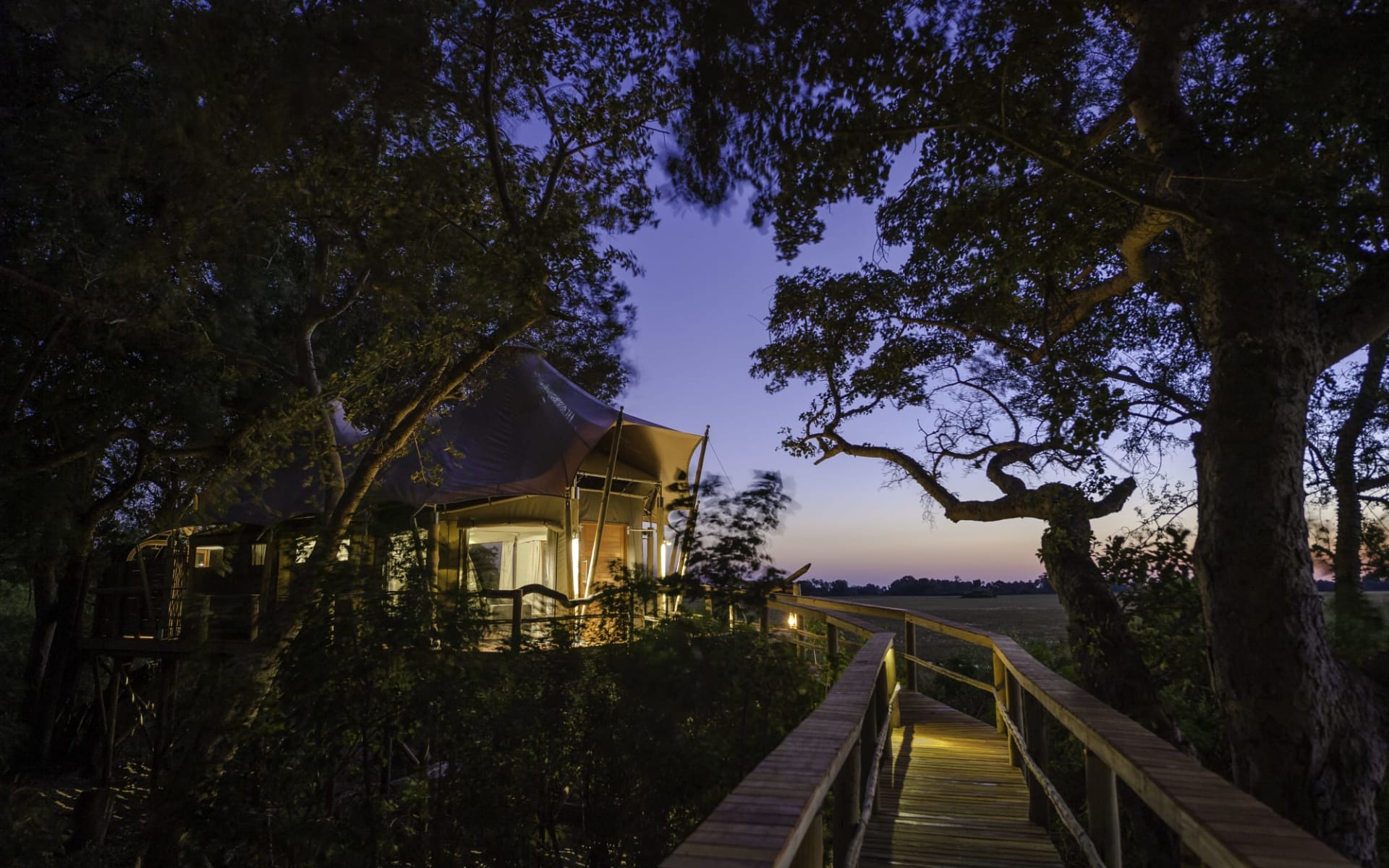 Kwetsani Camp in Okavango Delta:  Kwetsani Camp