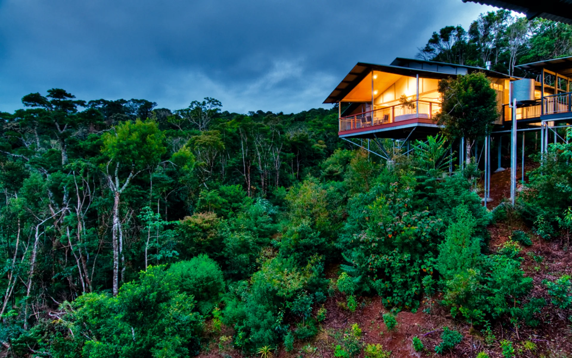 O'Reilly's Rainforest Retreat in Lamington National Park:  O'Reilly's Rainforest Retreat - Blick auf 2-Bedroom Villa