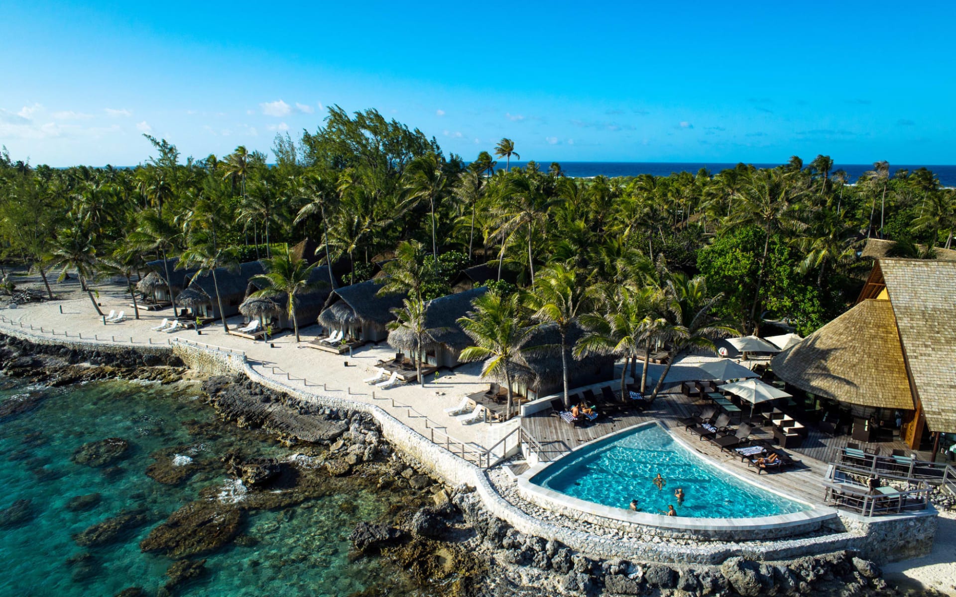 Maitai Rangiroa:  RGI Maitai - Aerial View