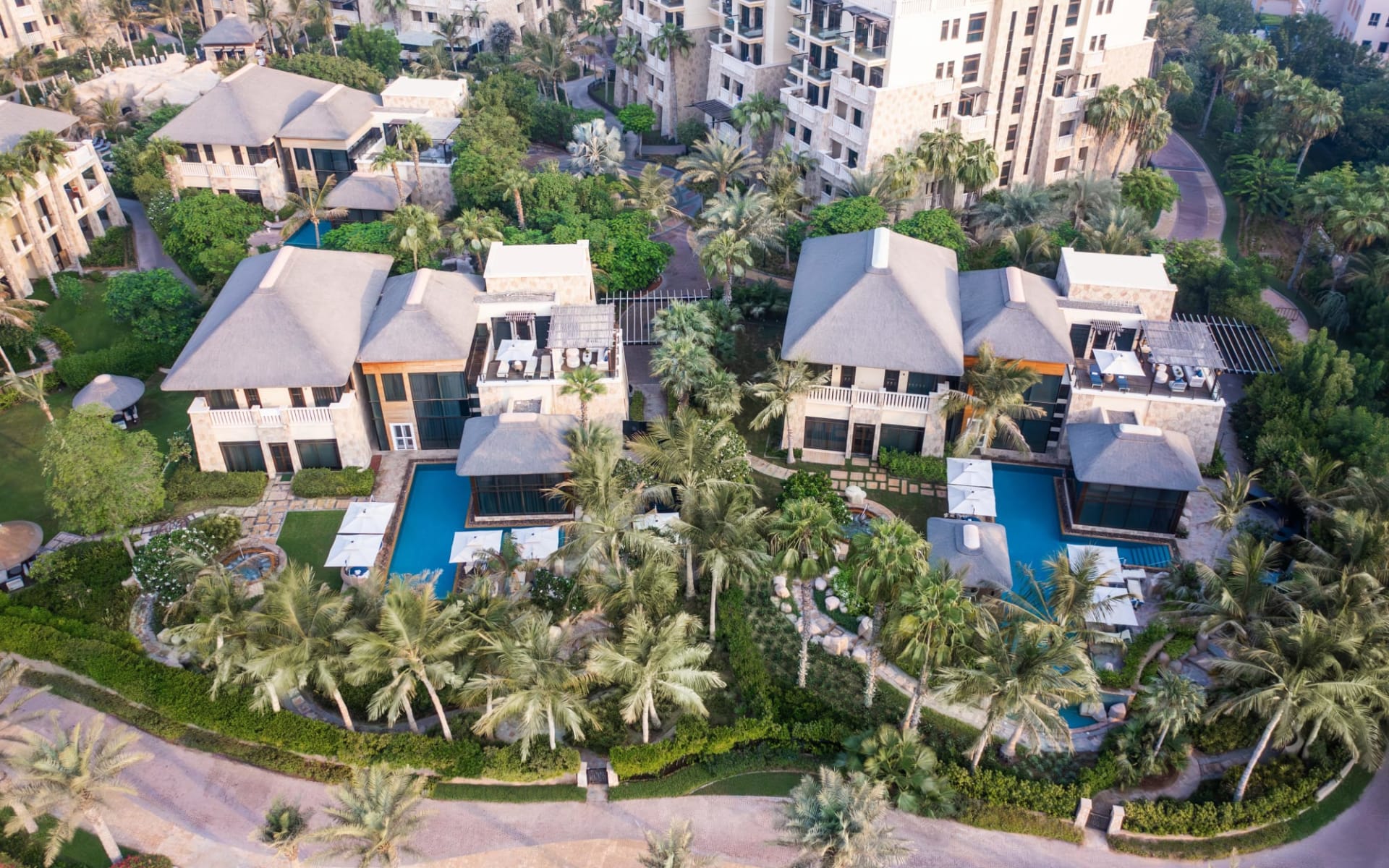 Sofitel Dubai The Palm:  Sofitel The Palm Aerials - Riviera and Palm villas