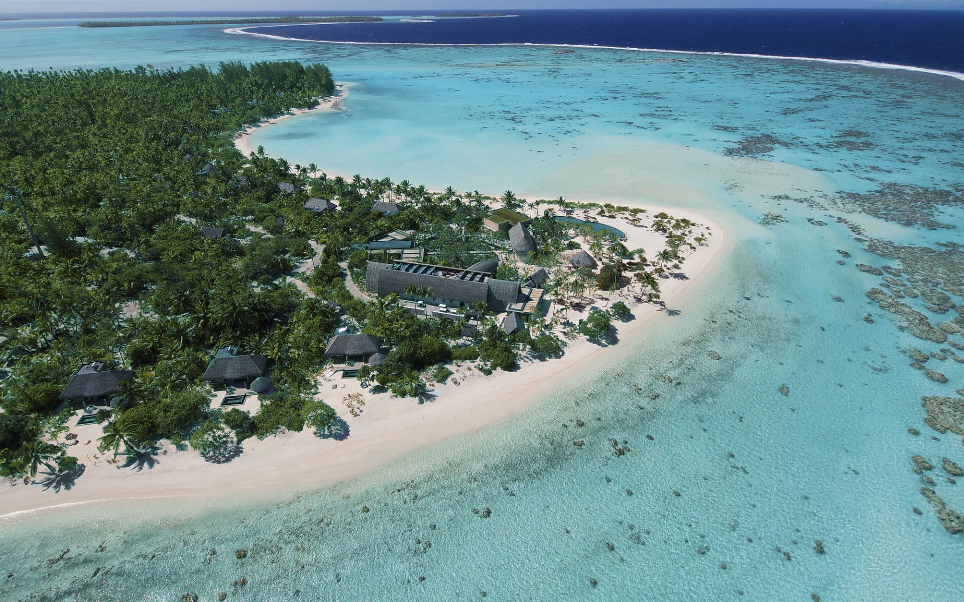 The Brando in Tetiaroa: exterior Th Brando Aerial Views