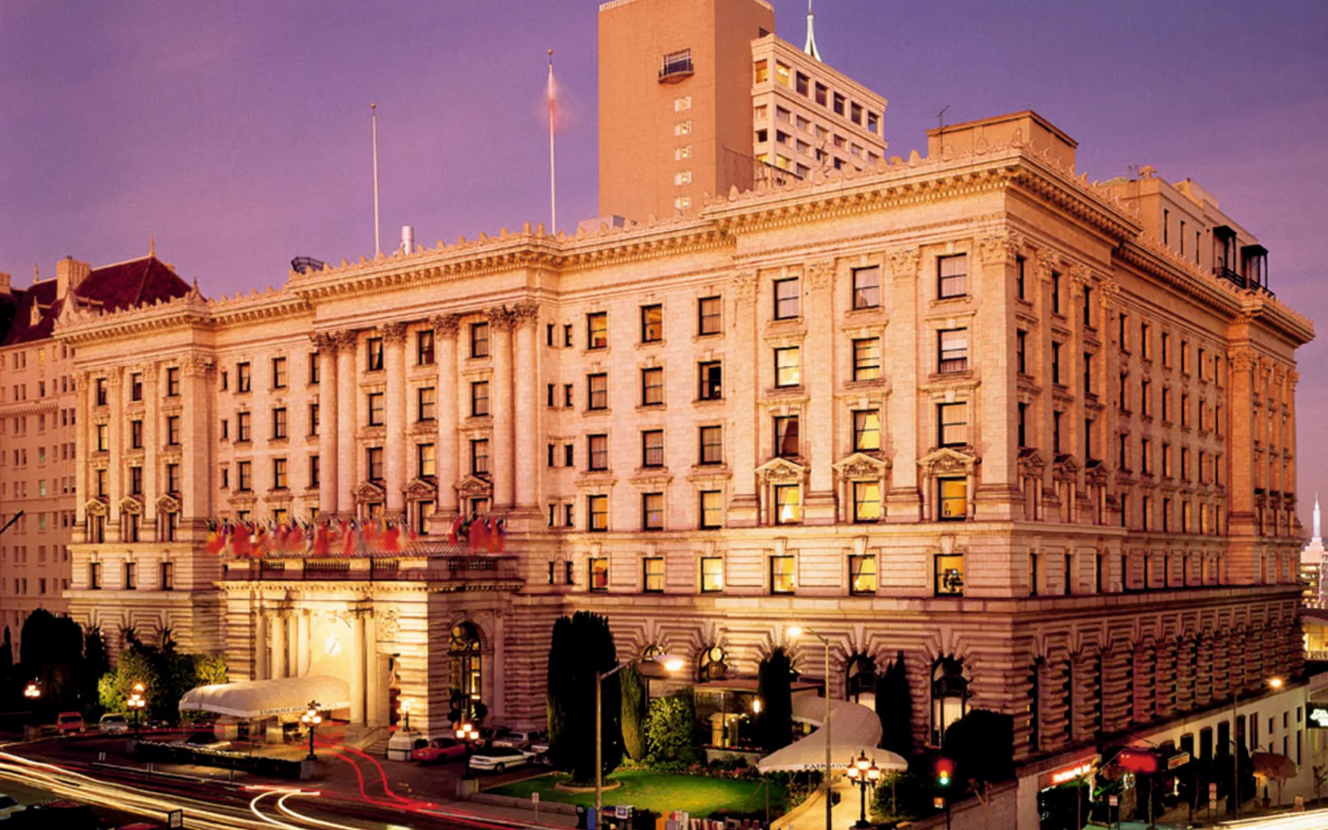 The Fairmont San Francisco Hotel: exterior the fairmont san francisco hotel hotelansicht strasse