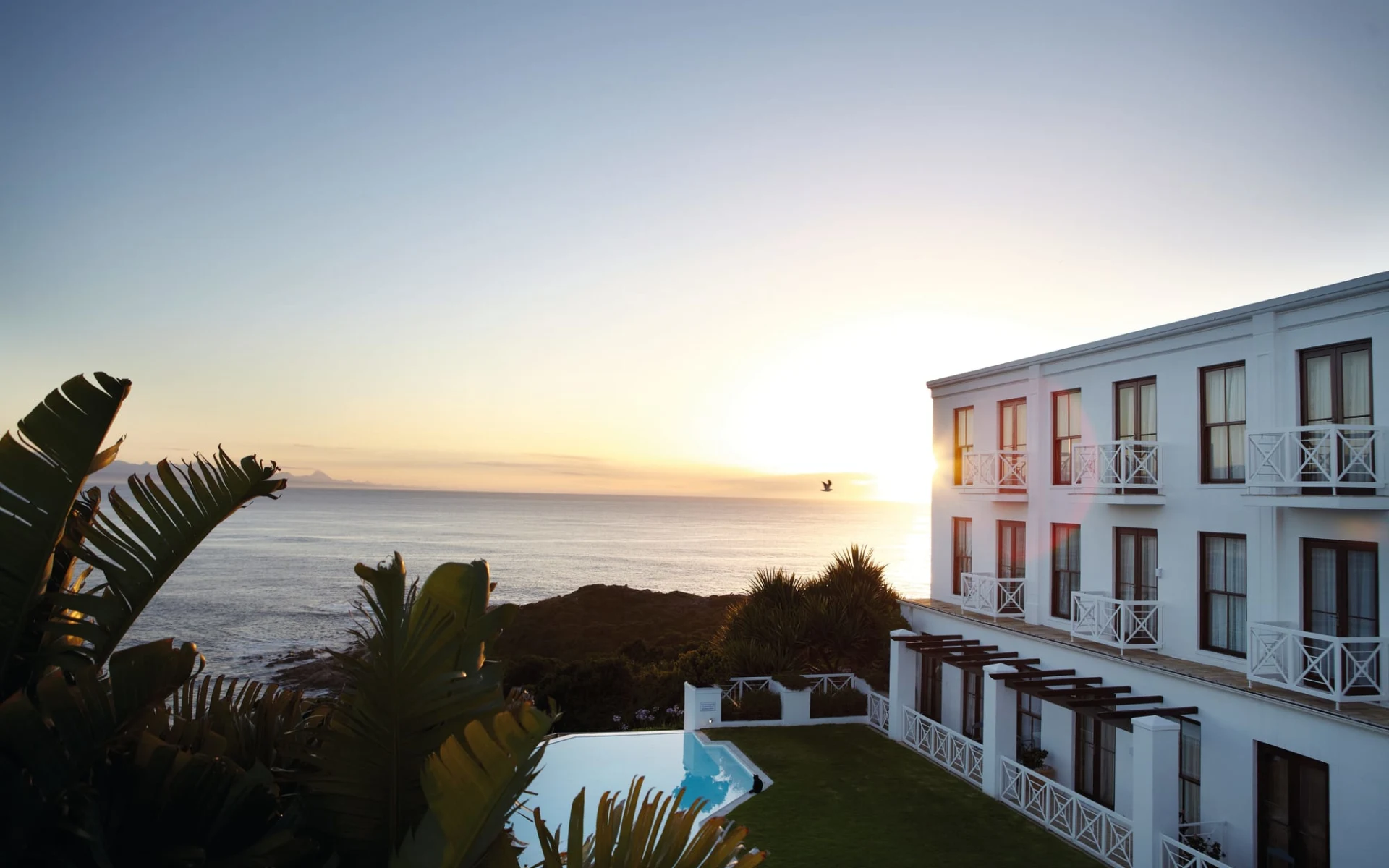 The Plettenberg in Plettenberg Bay: Exterior The Plettenberg Sicht aufs Meer und an Hausfassade