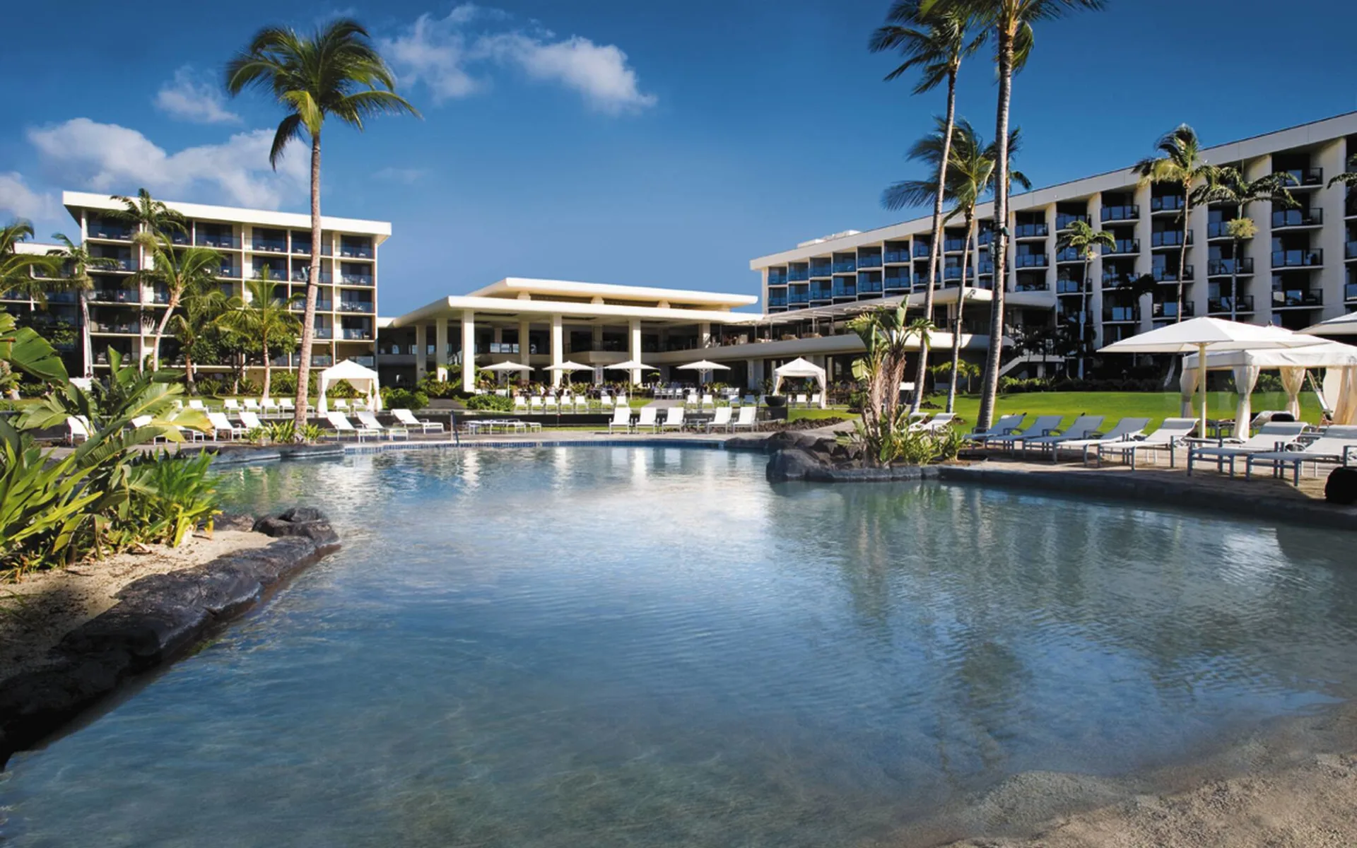 Waikoloa Beach Marriott Resort & Spa: exterior waikoloa beach marriott resort and spa hotelanlage