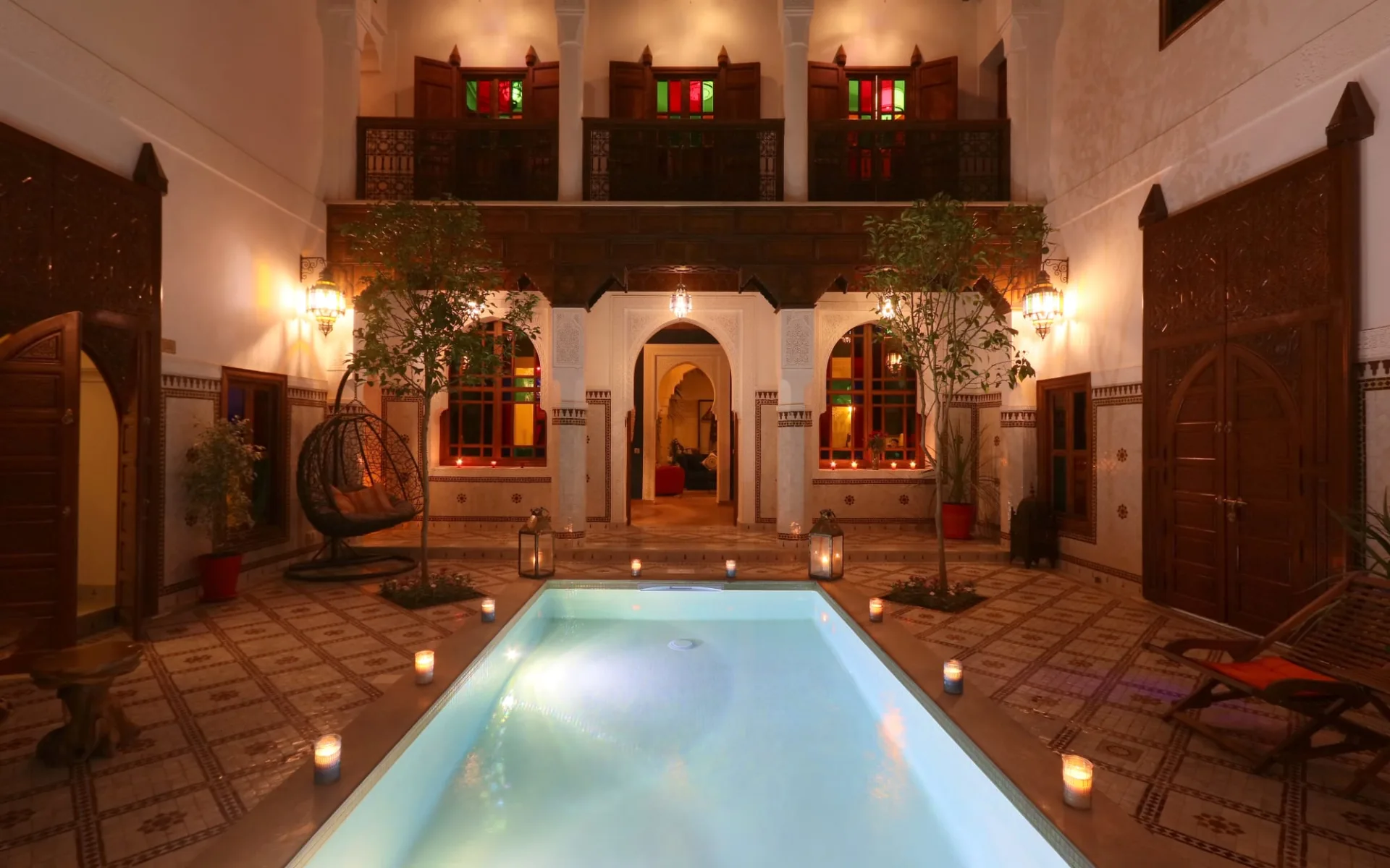 Riad Ysalis in Marrakesch: Patio