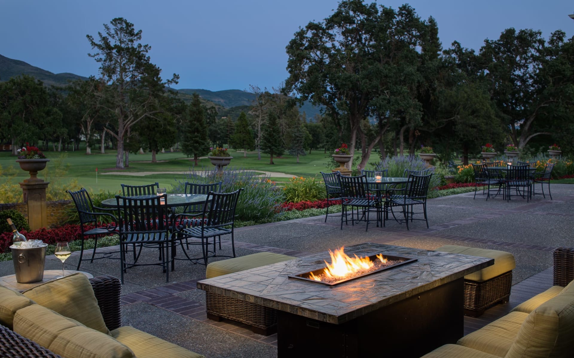 Silverado Resort in Napa Valley:  Silverado Resort - Terrasse