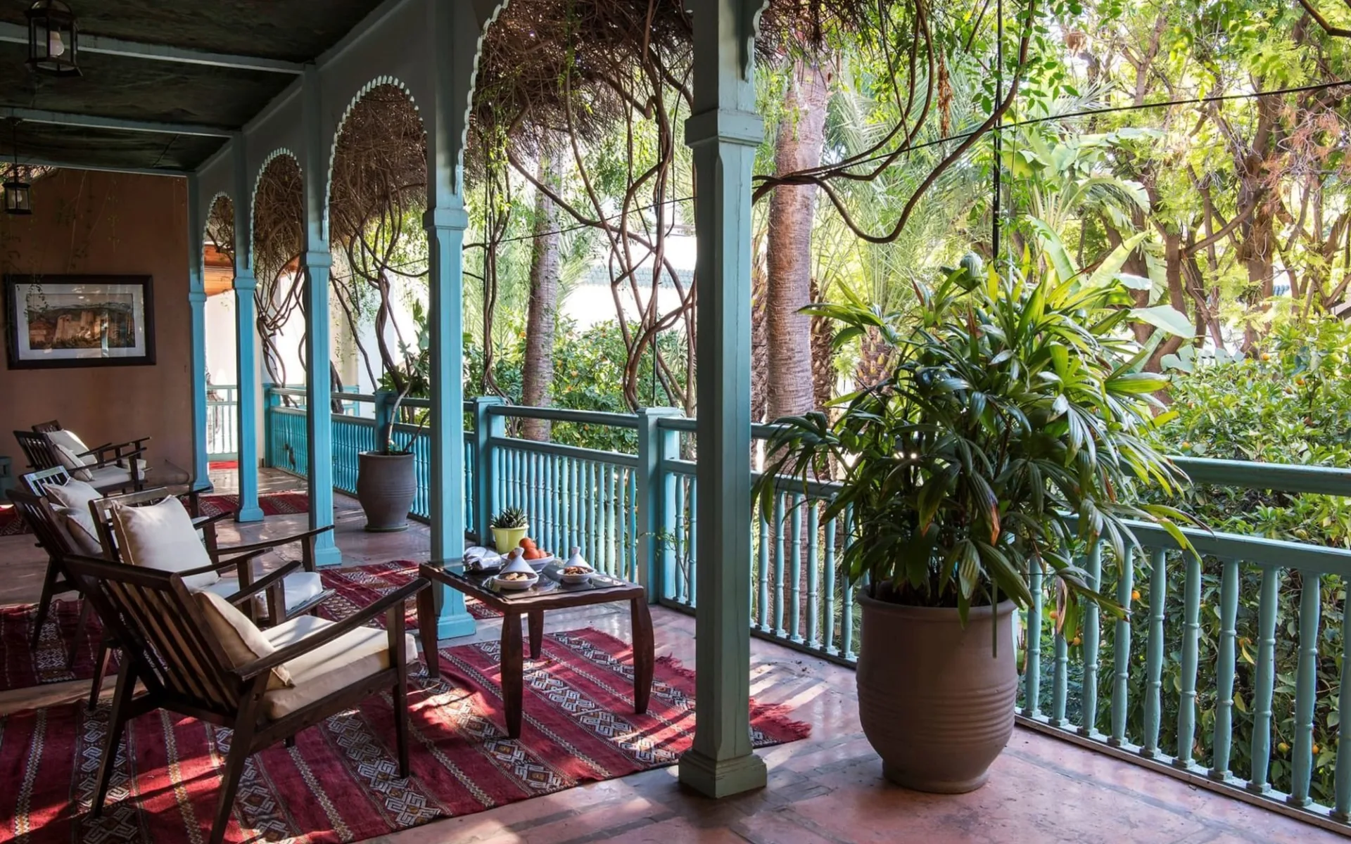 Les Jardins de la Medina in Marrakesch:  Terrace