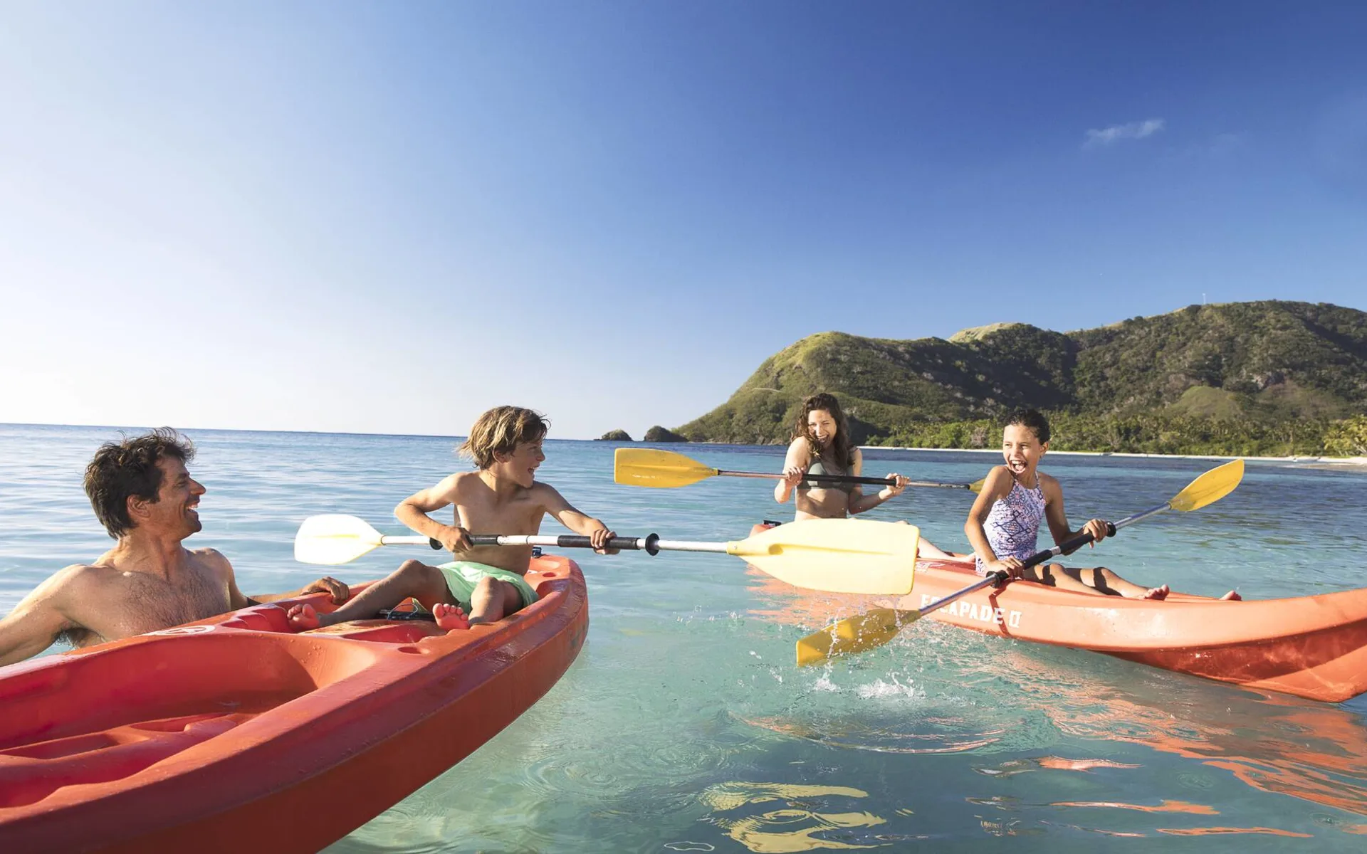 Yasawa Wanderer ab Port Denarau: Fiji_Yasawa_Familie_Spass