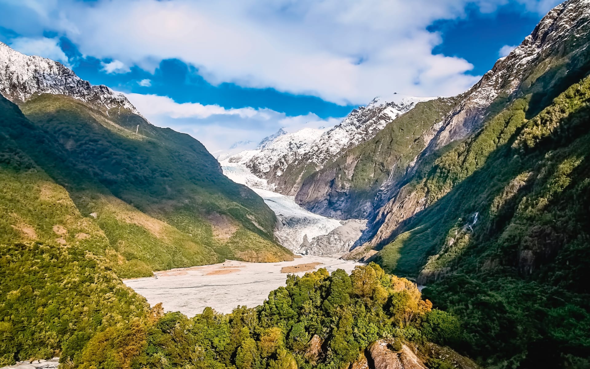 Spektakuläres Neuseeland (AAT Kings) ab Auckland: Franz_Josef_Gletscher_Suedinsel_Neuseeland