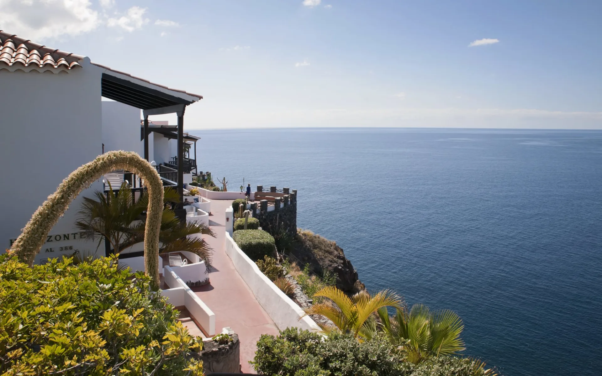 Hotel Jardín Tecina in La Gomera: JardinTecina_Aussicht