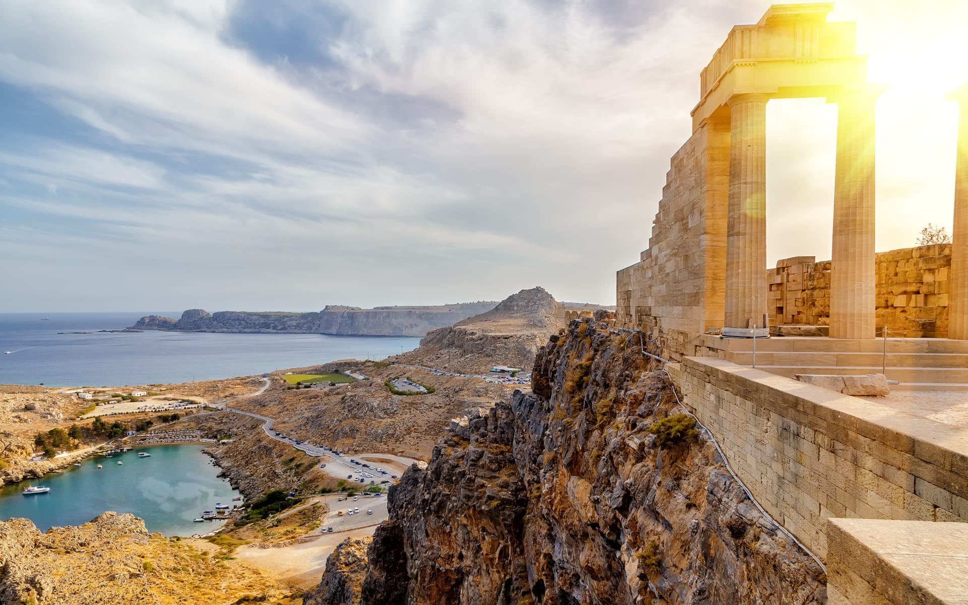 Badeferien im Lindos Blu Luxury Hotel & Suites ab Rhodos: Lindos Akropolis Rhodos Griechenland