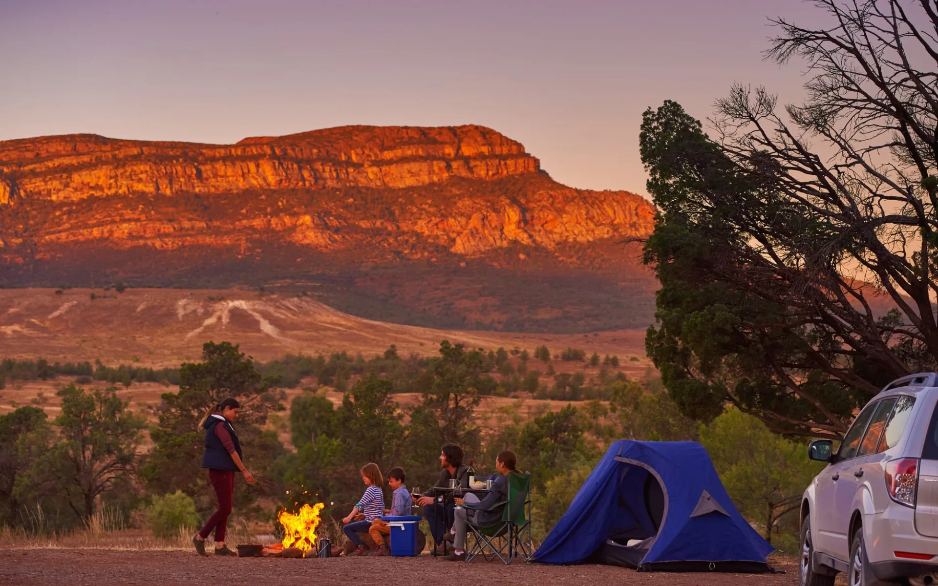 Rawnsley Park Station in Flinders Ranges:  Rawnsley Park Station - Camping - Copyright SATC